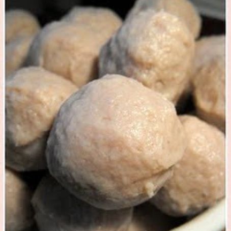 PORK - Chinese Bouncy Pork Balls 貢丸