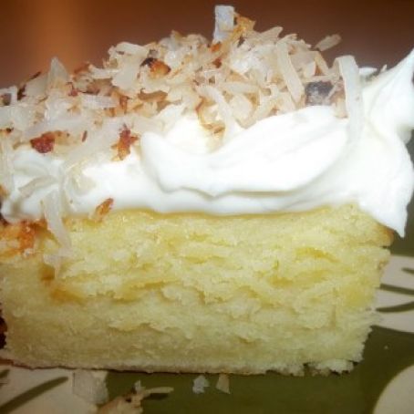 Cake - Coconut - Cream Cheese Sheet Cake