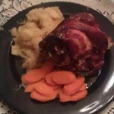 German Steamed Sauerkraut & Pork Hocks