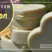 Non-Toxic Homemade Sunscreen Lotion Bars