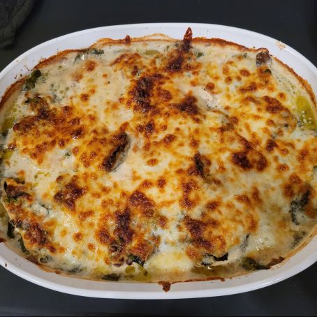 Chicken, Spinach and Mushroom Low-Carb Oven Dish Recipe - (3.8/5)