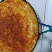 Ziti with Chicken and Broccoli in White Wine Cheddar Sauce