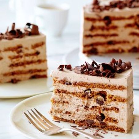 MOCHA CHOCOLATE ICEBOX CAKE