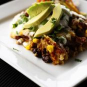 Slow-Cooker Chicken and Black Bean Enchiladas