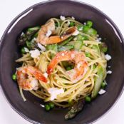 Michael Symon's Shrimp and Spring Vegetable Pasta