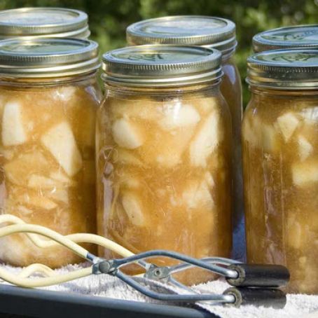 Apple Pie Filling:  (Canning Recipe)