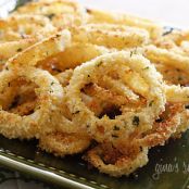 Onion Rings Low Fat Baked