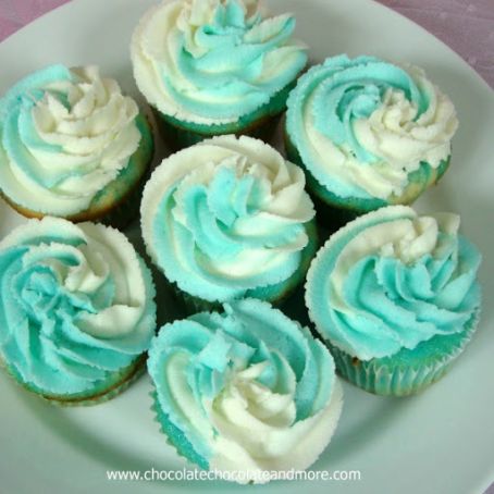 Jello Swirl Cupcakes