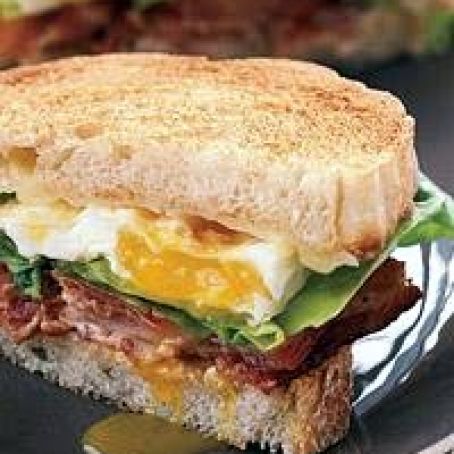 BLT Fried Egg-and-Cheese Sandwich