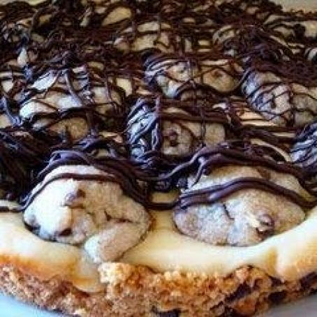 Chocolate Chip Cookie Dough Cheesecake Bars