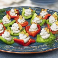 Red and Green Bell Pepper Bites