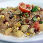 One-Pot Creamy Ranch Chicken Succotash