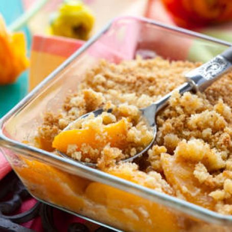 Quick & Easy Peach Crisp