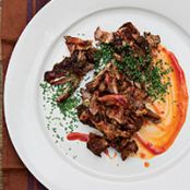 Smoked Lamb with Sorghum Barbecue Sauce