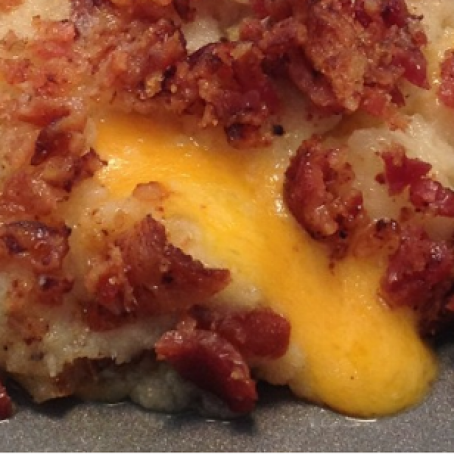 Loaded Mashed Potato Balls With Bacon Bits