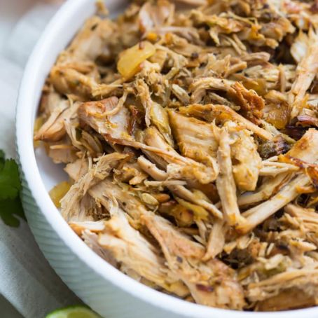 Crockpot carnitas tacos with pork tenderloin