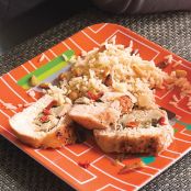 Chicken Breasts Stuffed with Fontina, Artichokes, and Sun-Dried Tomatoes