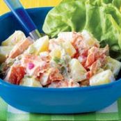 Salmon Potato Salad with Horseradish Cream