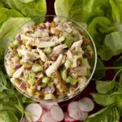 Almond Chutney Chicken in Lettuce Roll-Ups