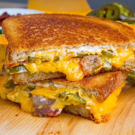 Grilled Cheese w/Jalapeno &Bacon