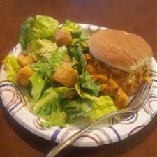 Buffalo Chicken Sloppy Joes