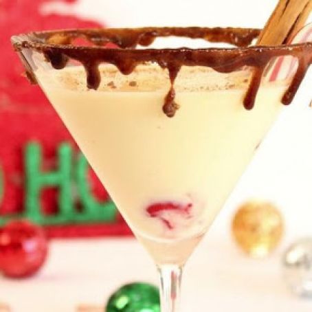 Italian Eggnog Martini