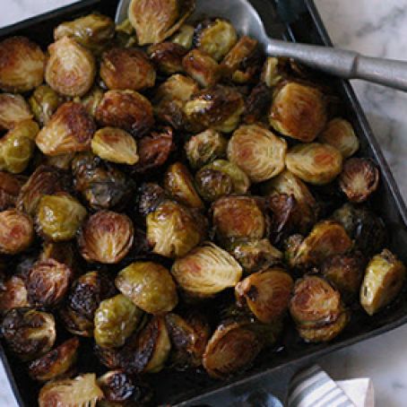 SPICY ROASTED BRUSSELS SPROUTS
