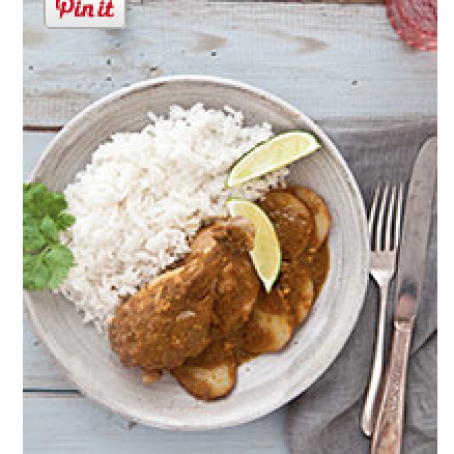 Slow Cooker Puerto Rican Chicken in Green Sauce