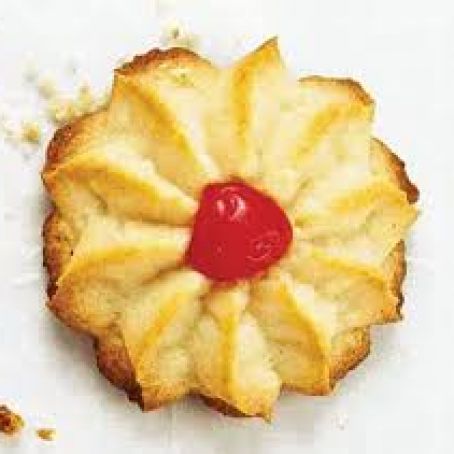 Butter Cookies with Cherries