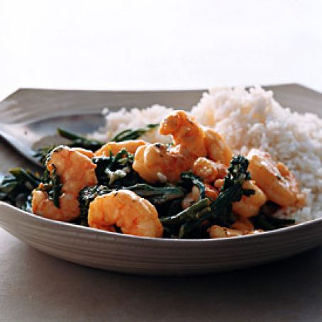 SPICY WOK SHRIMP WITH COCONUT RICE