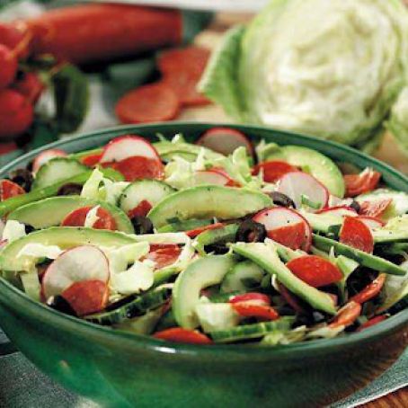 Pepperoni & Vegetable Toss