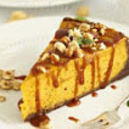 Pumpkin Orange Ginger Cheesecake
