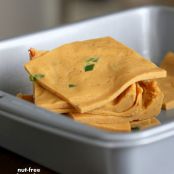 Nut Free Vegan Nacho Cheese Slices