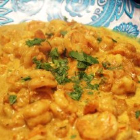 Shrimp w/ Creamy Curry Sauce