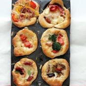 Mini Deep Dish Pizzas