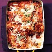 Mushroom and Black Bean Tortilla Casserole