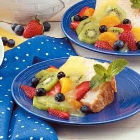 Orange Angel Food Cake