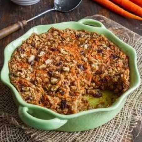 Heavenly Carrot Cake Baked Oatmeal