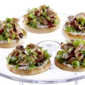 Tuna Tea Sandwiches with White Bean Spread