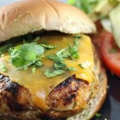 Chicken Cheddar and Guacamole Burgers