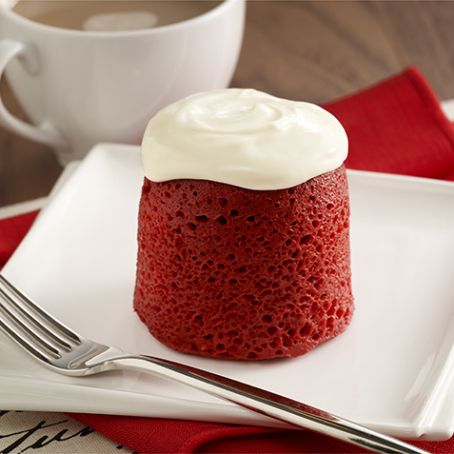 Red Velvet Mug Cakes