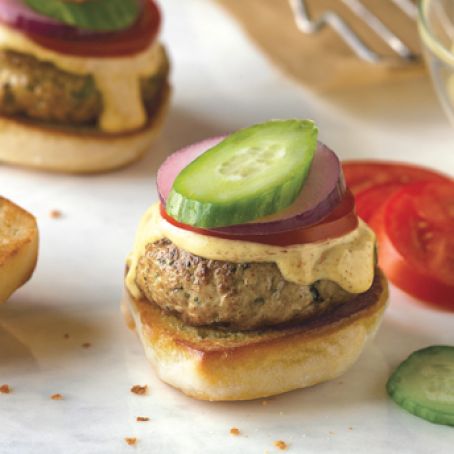 Bombay Sliders w/Garlic Curry Sauce