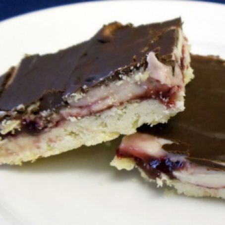 Raspberry Chocolate Bars