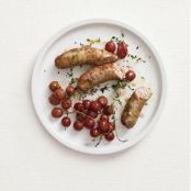 Roasted Sausage and Grapes