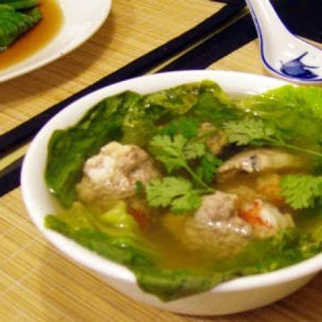 Pork Dumpling Soup