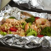 Foil-Pack Shrimp Ramen
