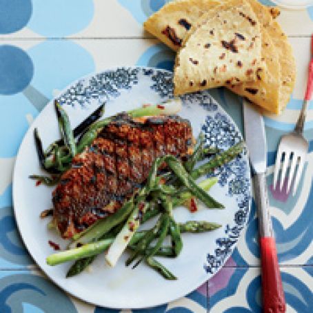 Snapper Zarandeado with Cal-Mex Spring Salad