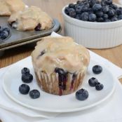 Lemon Blueberry Doughnut Muffins