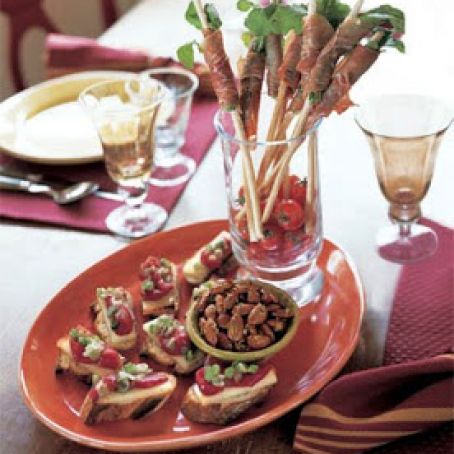 Grissini with Prosciutto