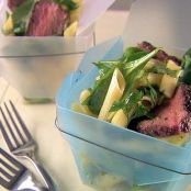 Penne with Beef and Arugula